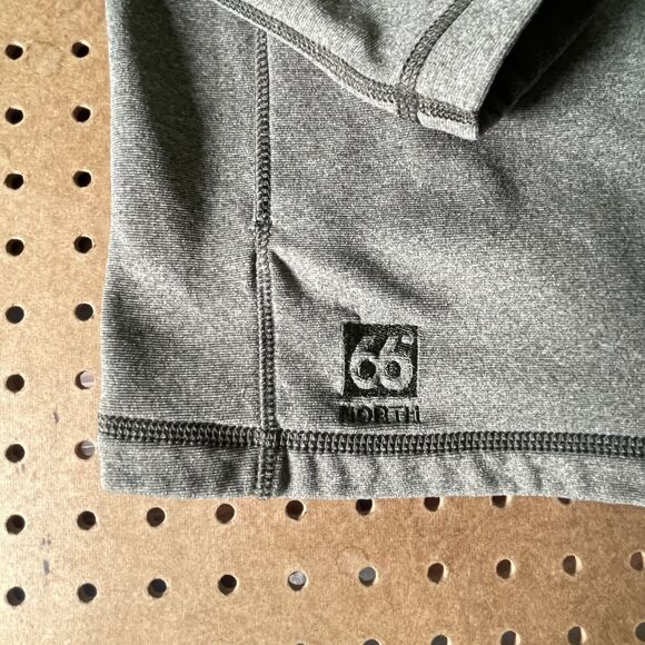 66° North Iceland Vik Heather Jacket Full Zip Fleece Lined Green Small Women NEW - Picture 4 of 12